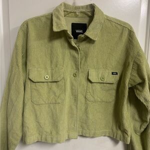 Vans Women's Corduroy Olive Utility Jacket